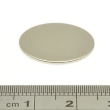 Image of Super Strong Magnets (24mm x 1mm) Powerful * 1.5Kg PULL* Thin Small Disc Magnet