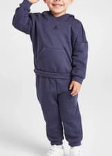 Image of ADIDAS All Season Boys Blue Hoodie and Bottoms Tracksuit Age 18-24 Months NEW