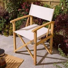Image of Rowlinson Ascot Folding Director's Chair - Natural