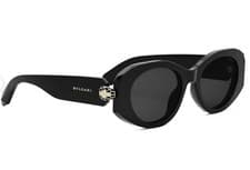 Image of Brand New Bvlgari BV 40007i Black Gold Sunglasses