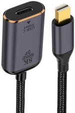 Image of NFHK USB-C to Mini DisplayPort 1.4 Cable 8K@60Hz 4K@120Hz HDTV Adapter