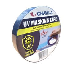 Image of MASKING TAPE BLUE UV 24m or 48mm x 50M PAPER EASY TEAR DIY PAINTING 50 METERS