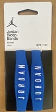 Image of New Nike Jordan Brand “Florida Gators” Dri-Fit Football Bicep Bands Blue/White