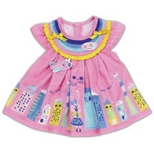 Image of Baby Born Jumpsuit Or Dress For 17in/43cm Doll Outfit Pink Blue Pyjama Romper
