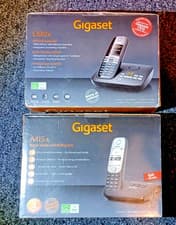Image of 2x Gigaset Cordless Phones C610A & A415A Digital with Answering Machine Intercom