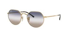 Image of Ray-Ban RB 3565 jack arista clear gradient blu 001/GD Sunglasses