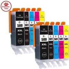 Image of 10 Ink Cartridge PGI 580XXL CLI 581XXL Fits For Canon Pixma TR7500 TR7550 TR8500