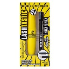 Image of W7 Lashtastic Flash - Blackest Black Mascara and Eyeliner Duo Set Gift New