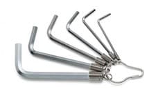 Image of Set of 6 Offset Hexagon Key Wrenches 2.5mm - 8mm - Beta Tools 96/ST6