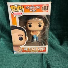 Image of Funko Pop Movies 40 Year Old Virgin Andy Stitzer Waxed #1063 Vinyl Figure
