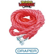 Image of Draper 65297 Tow Rope with Flag 4000kg