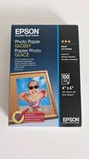 Image of Epson (10 x 15cm) Glossy Photo Paper 200g/m2 (100 Sheets) for Expression Photo
