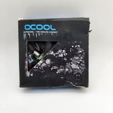 Image of Lot of 5 Alphacool 17226 Eiszapfen 16/10mm Compression Fitting G1/4 - Deep Black