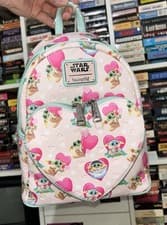 Image of Star Wars Loungefly The Mandalorian Grogu Valentines Mini-Backpack - NWT Love