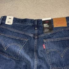 Image of Levi's Premium Women 501 Original Crop High Rise Straight Leg Jeans 32x28 NWT