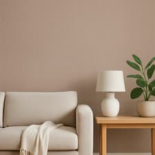 Image of Taupe Textured Wallpaper Wilman Interiors Roll 10m x 50cm Luxury UK Made