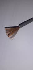 Image of 25mm2 Single core Tri Rated Flexible Cable. Black. 2.9 Metres