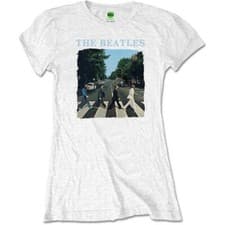 Image of The Beatles Women's BEATTEEP46LW02 T-Shirt, White, Medium