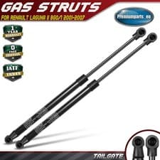 Image of 2x Rear Tailgate Boot Gas Struts Springs for Renault Laguna II BG0/1 2001-2007