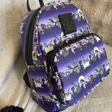 Image of Loungefly Disney The Nightmare Before Christmas - Halloween Mini Backpack BNWT