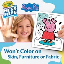 Image of CRAYOLA Peppa Pig Color Wonder Activity Set, Mess Free Peppa Pig Coloring Pages