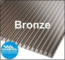 Image of Polycarbonate Roofing Sheets 10mm 16mm Clear Bronze Opal Roof Panels FREE TAPE