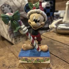 Image of Disney Traditions Sweet Greetings Mickey Mouse Figurine
