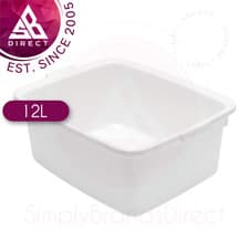Image of Addis 5 Star Plastic Rectangular Washing Up Bowl with Handles for Kitchen│InUK