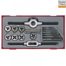 Image of Teng TC30 Tttd17 Rethreading Tap & Die Set, 17 Piece