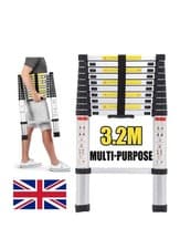 Image of New 3.2M Heavy Duty Multi-Purpose Telescopic Extendable Ladder