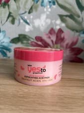 Image of Yes to Grapefruit Exfoliating Acid Pads AHA BHA Brand New Sealed