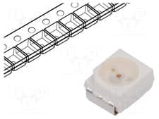 Image of yellow 3528,PLCC2 3.5x2.8x1.9mm 4.5÷12mcd SMD LED 2.2÷2.6VDC