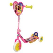 Image of Barbie Outdoor Indoor Deluxe Tri Scooter 12" & 14" Bike Removable Stabilisers
