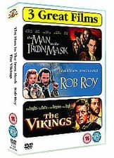 Image of The Man In The Iron Mask/Rob Roy/The Vikings [DVD], New DVD, Liam Neeson,Kirk Do