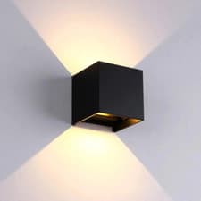 Image of SILAMPDI Outdoor Wall Lights 12W 3000K Led Outdoor Lights Waterproof IP65 Outsid