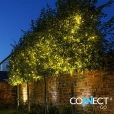 Image of ConnectGo® 10m-50m Connectable Christmas LED Warm White IP65 String Fairy Lights