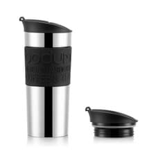 Image of Bodum Travel Press Set Small Coffee Maker 350 ml Stainless Steel Black - Dented