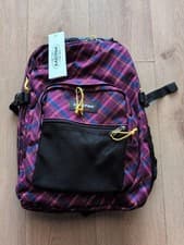 Image of Eastpak Eggworm Rucksack Backpack Recheck Pink 37l