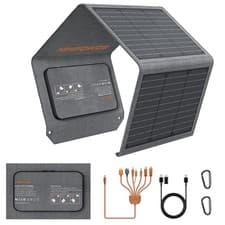 Image of 40W Portable Solar Panel Kit For Anker 521 SOLIX C200 Power Station Power Banks