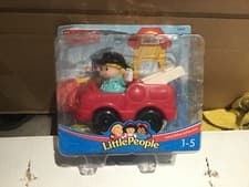 Image of Fisher price little people fire engine with ladder brand new sealed c4312 toy