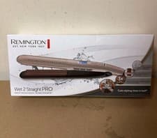 Image of Remington Wet 2 Straight Pro S7970 Rose Gold Digital Wet & Dry Hair Straightener