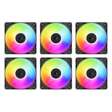 Image of Arctic P12 Pro Reverse A-RGB 120mm PWM Case Fan Black 3000 RPM 4-Pin - Pack