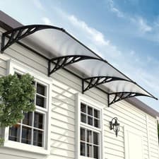 Image of XLarge Door Canopy Awning Front Back Porch Patio Roof Rain Shelter Outdoor Shade