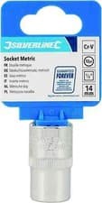 Image of Silverline 628299 14mm Socket 1/2in Drive 12pt Metric Make your tool kit complet