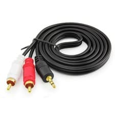 Image of  Audio Cable 3.5mm 5m Male to 2-Male Adapter Cable Stereo Audio Y Cable for
