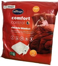 Image of Silentnight Comfort Control Electric Blanket - Double - 122x x152cm - 0324