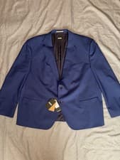 Image of Hugo Boss H-Jackson Men’s Blue Suit Jacket Blazer UK 46 Regular Fit