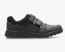 Image of Clarks Blake Street Black Leather Child Toddler Shoes, UK 7. 5