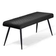 Image of Dining Room Bench Long Seating Chair Velvet/Suede/PU for Salon Office Furniture