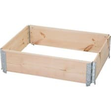 Image of Raised Bed Plant Bed Vegetable Bed Flower Bed Stackable 80X60X19.5 Cm